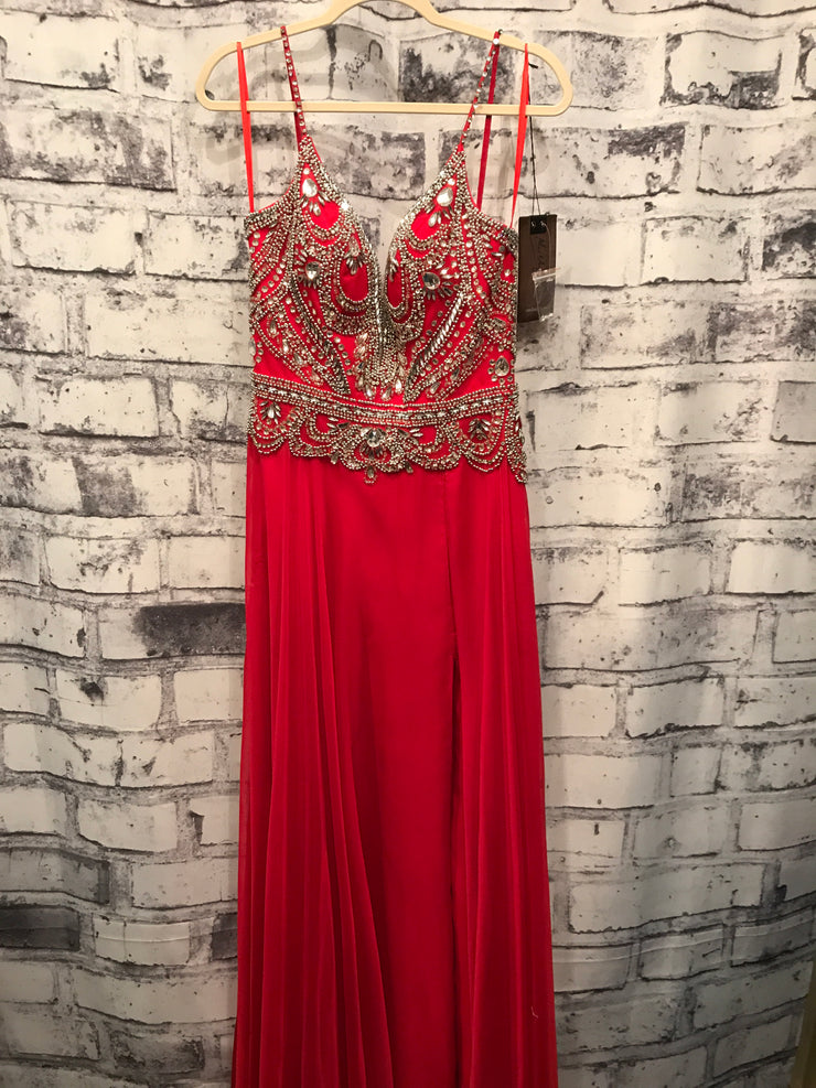 RED LONG EVENING GOWN (NEW)