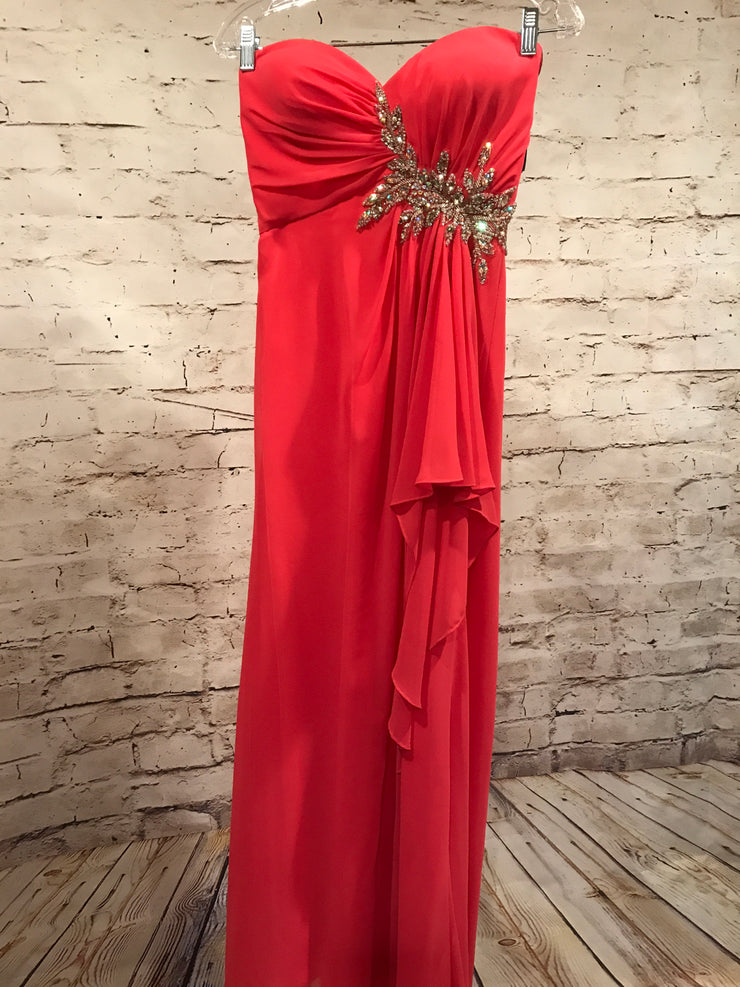 CORAL LONG EVENING GOWN