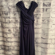 NAVY LONG EVENING GOWN