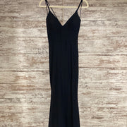 BLACK LONG EVENING GOWN