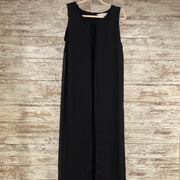 BLACK SLEEVELESS JUMPER