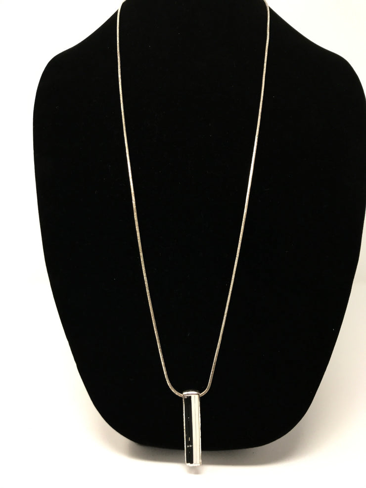 SILVER LONG NECKLACE