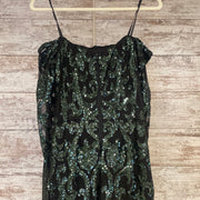 GREEN SEQUIN LONG GOWN (NEW)