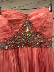 PINK A LINE GOWN