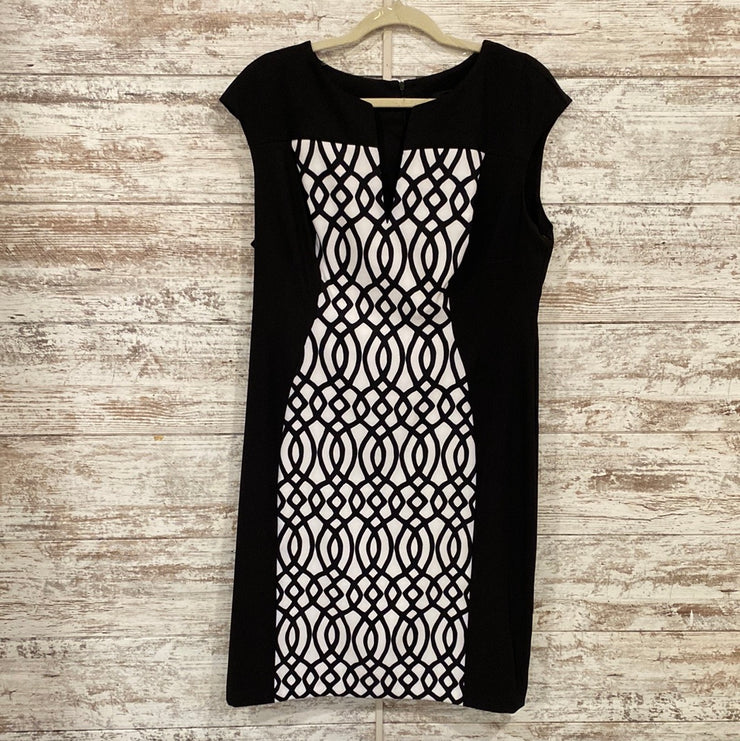 BLACK/WHITE SHORT DRESS (NEW)