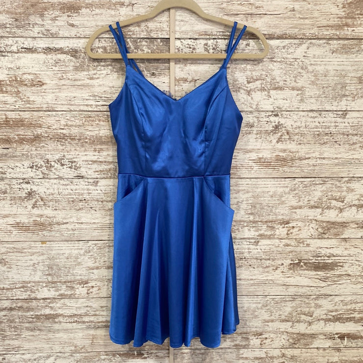 BLUE SHORT DRESS