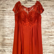 RUST COLORED LONG DRESS