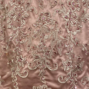 PINK/FLORAL MERMAID GOWN