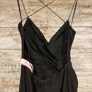 BLACK LONG EVENING GOWN