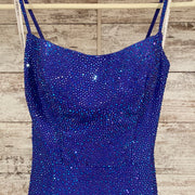 ROYAL BLUE/PURPLE SPARKLY LONG