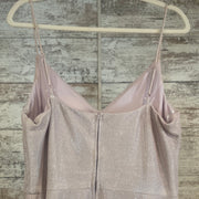 PINK SPARKLY LONG DRESS