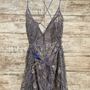 LAVENDER SPARKLY LONG GOWN