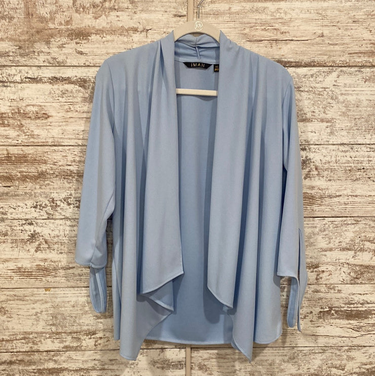 BLUE OPEN CARDIGAN