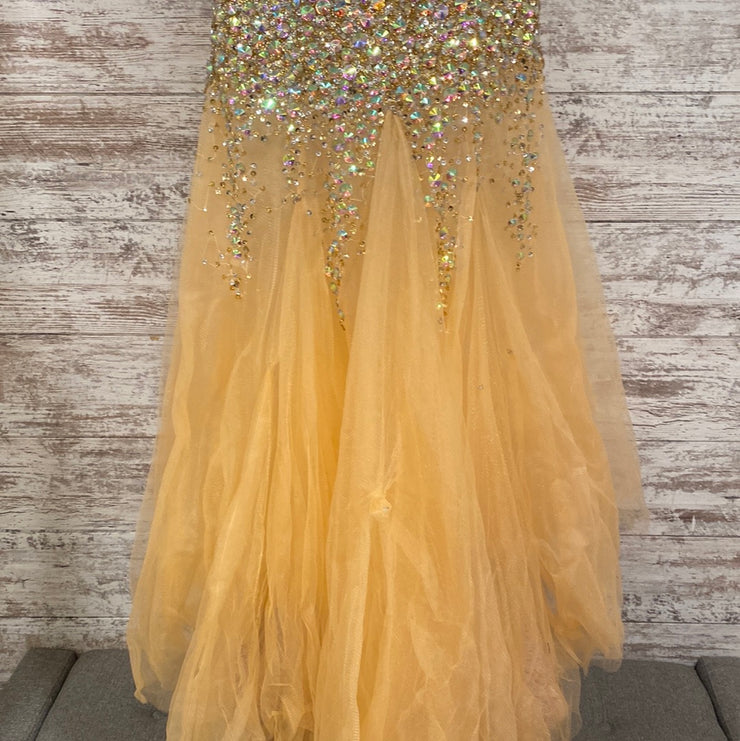 GOLD SPARKLY MERMAID GOWN