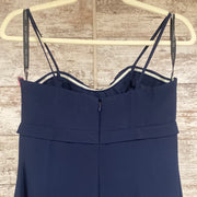 NAVY LONG EVENING GOWN