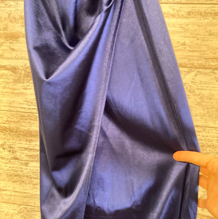 NAVY LONG EVENING GOWN