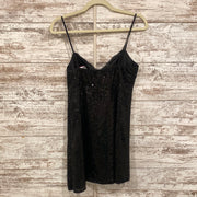 BLACK SEQUIN SHORT DRESS