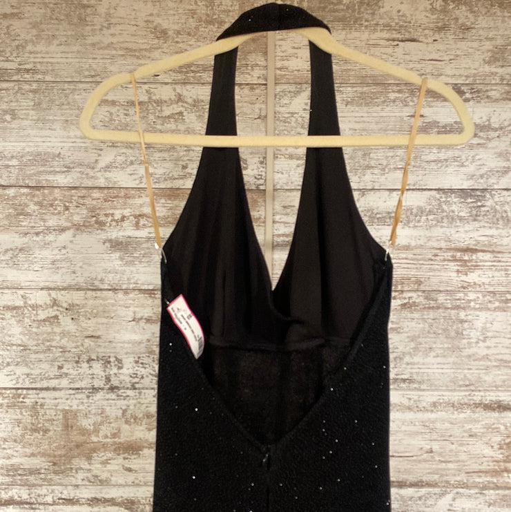 BLACK LONG EVENING GOWN