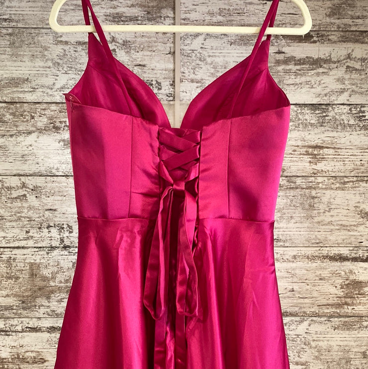 PINK A LINE GOWN