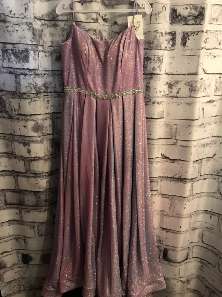 PURPLE A LINE GOWN (NEW)