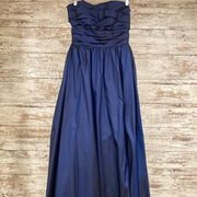 NAVY A LINE GOWN