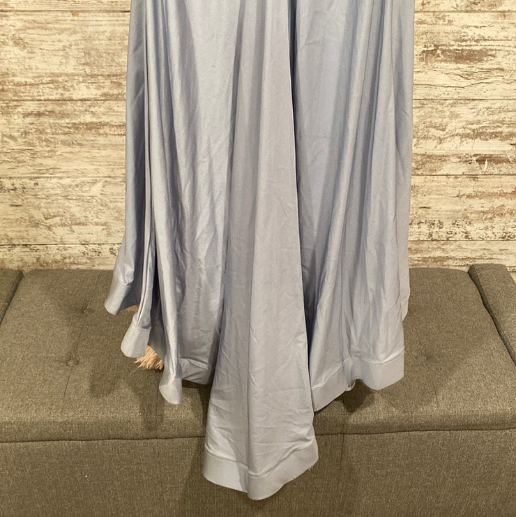 BLUE LONG EVENING GOWN