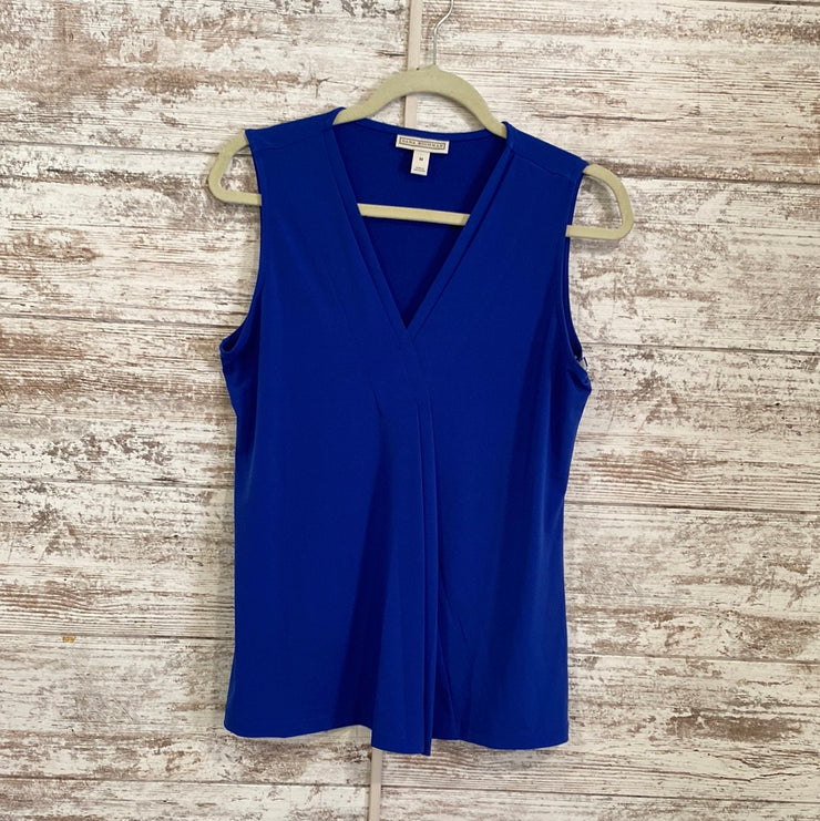 BLUE SLEEVELESS TOP