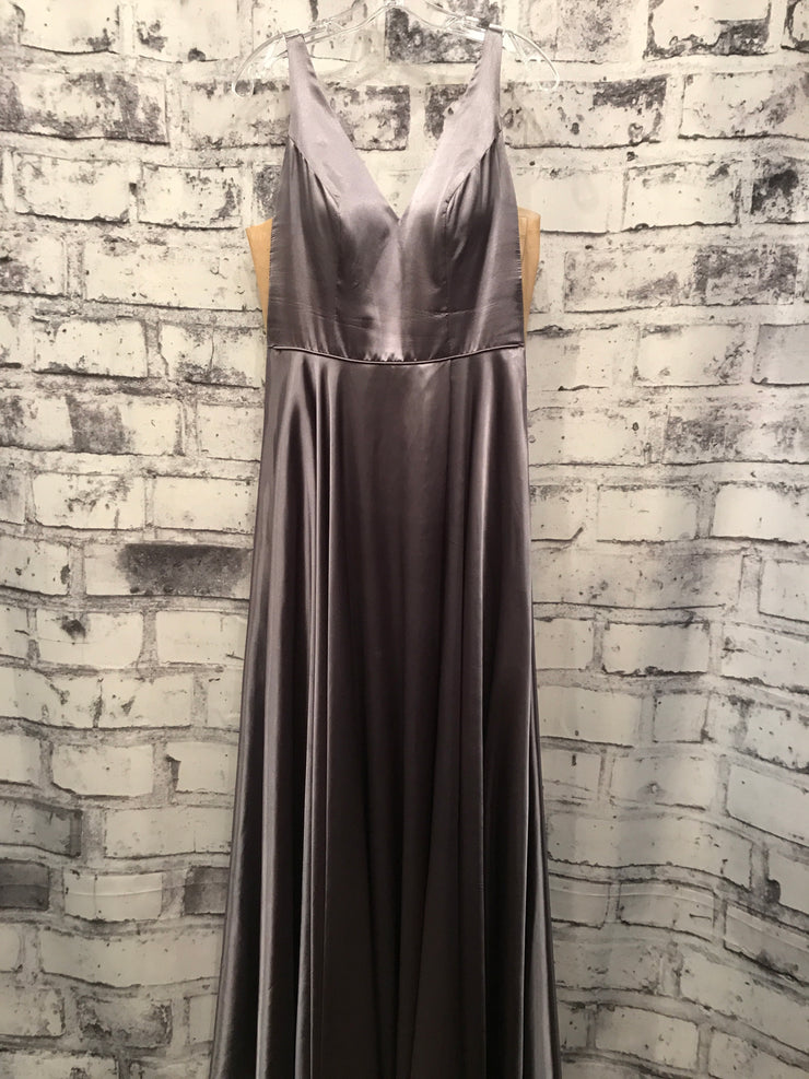 GRAY A LINE GOWN