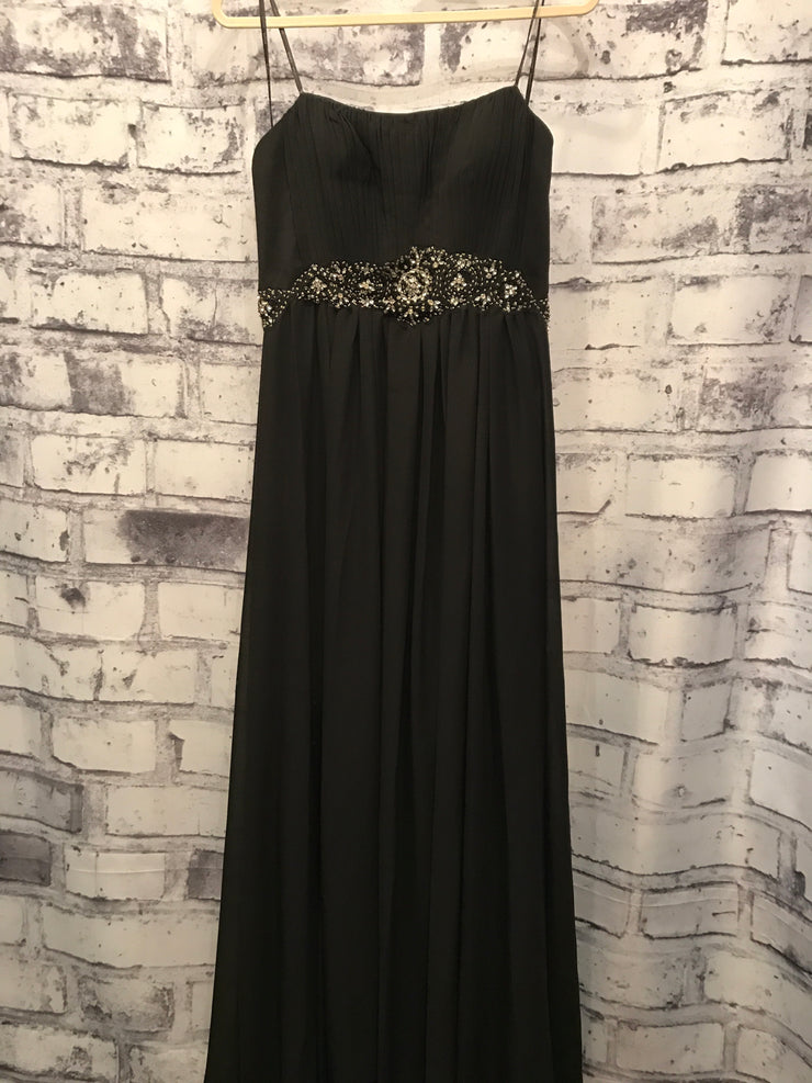 BLACK LONG EVENING GOWN