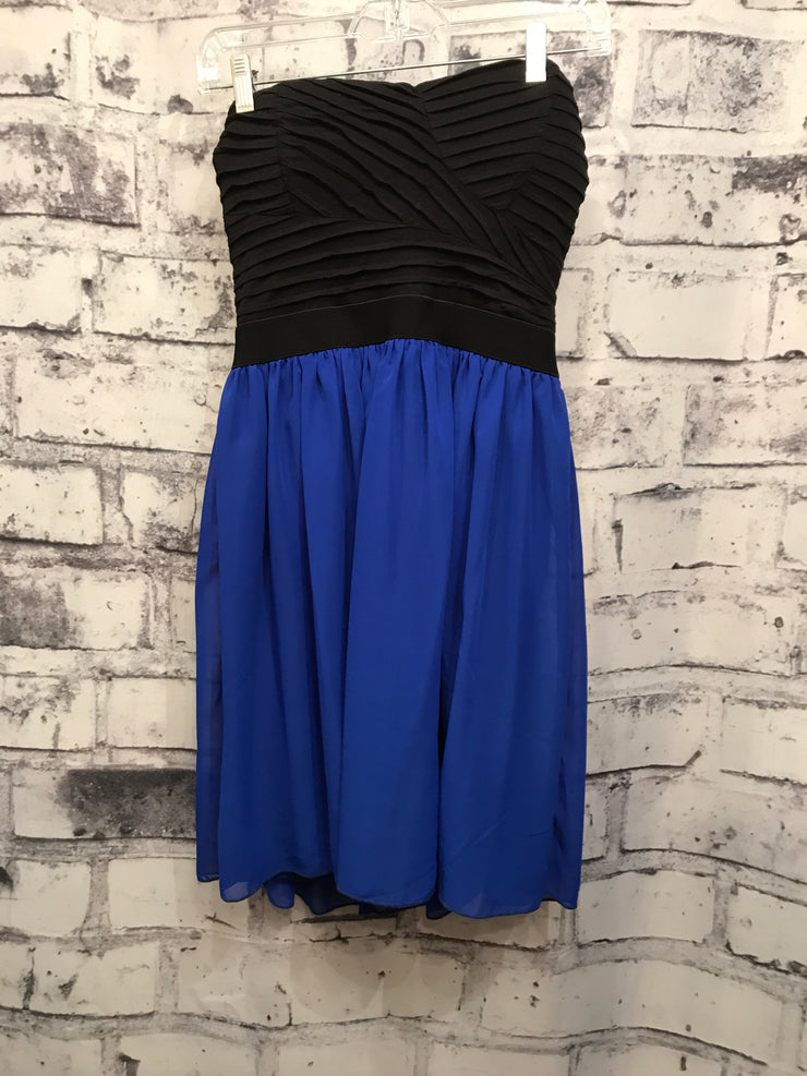 BLUE/BLACK SHORT DRESS