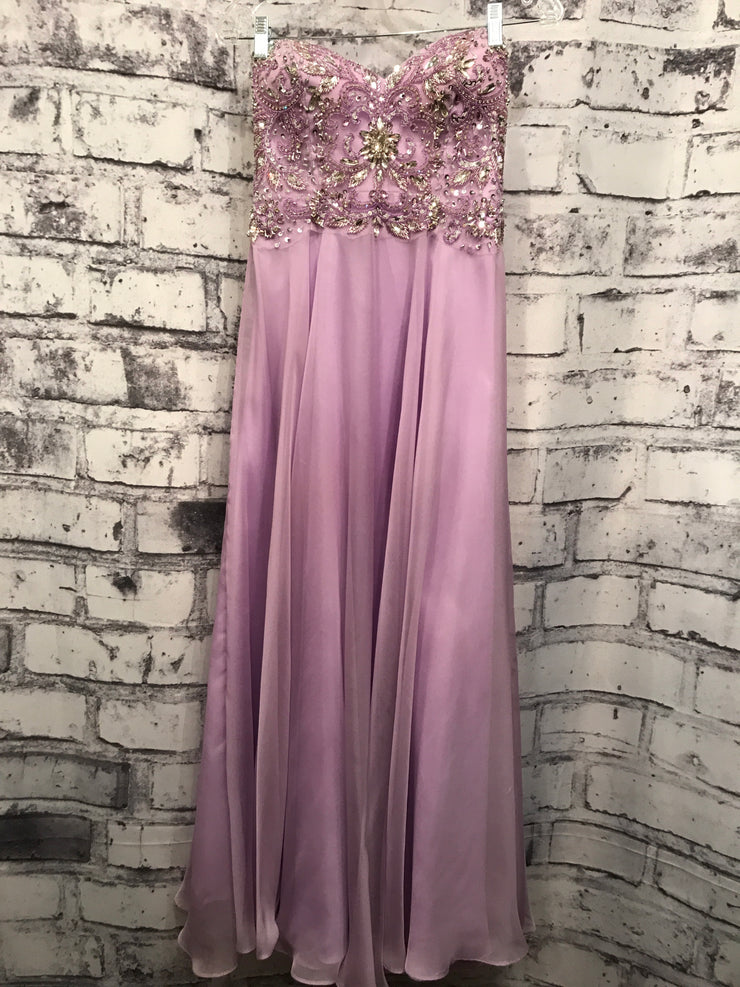 LIGHT PURPLE LONG EVENING GOWN