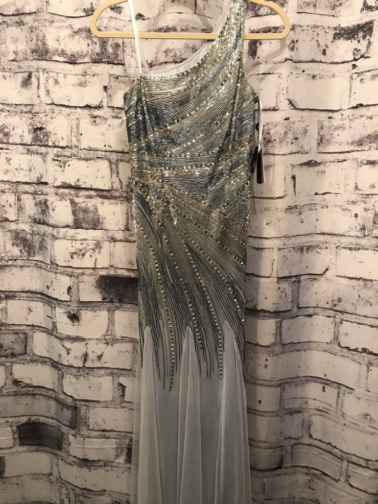 LIGHT BLUE FULL SEQUIN GOWN (NEW)