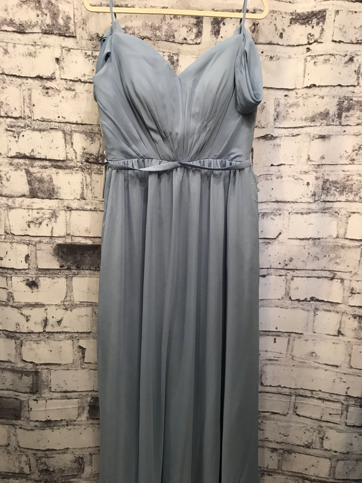 BLUE LONG EVENING GOWN (NEW)